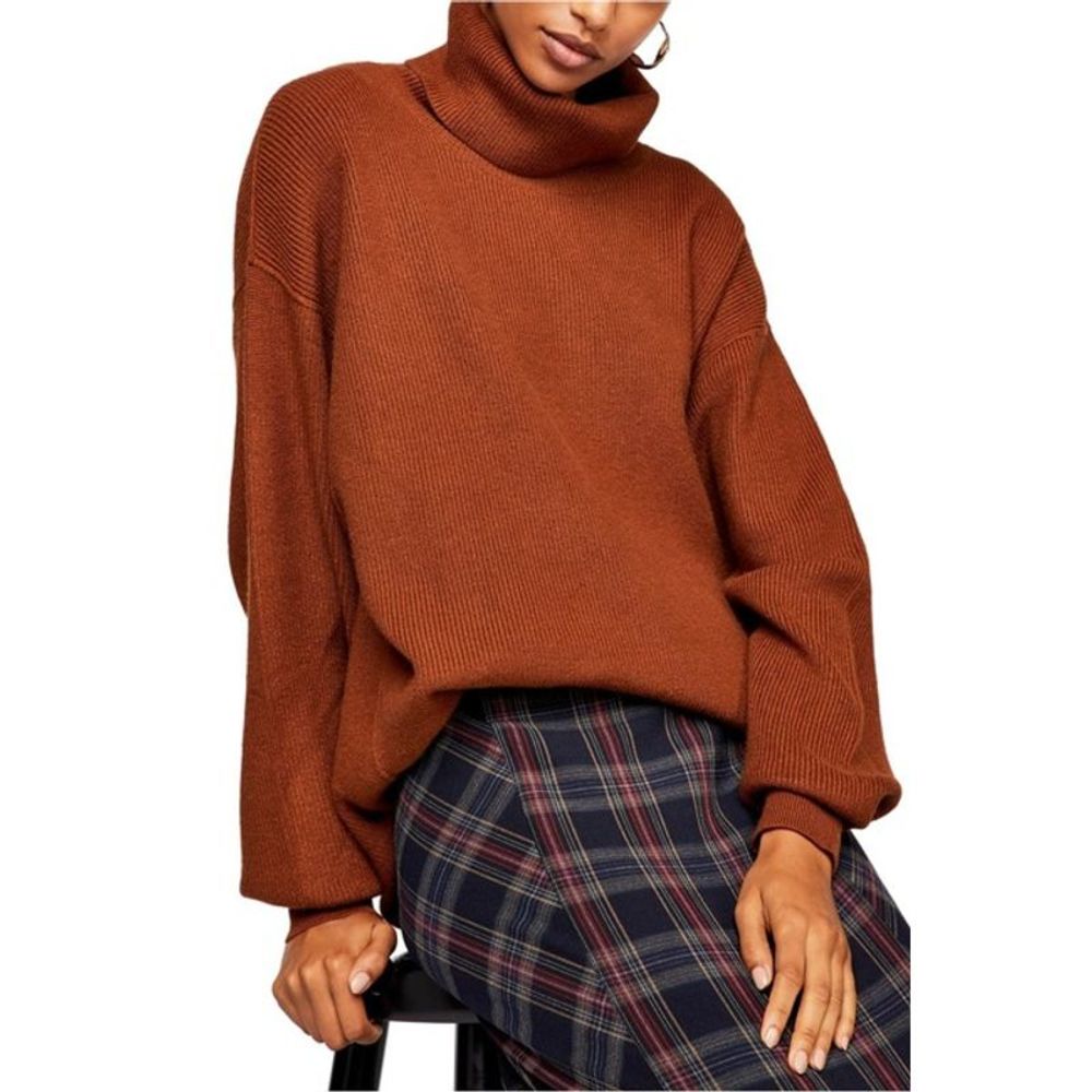 Free People Softly Structured Knit Tunic Sweater